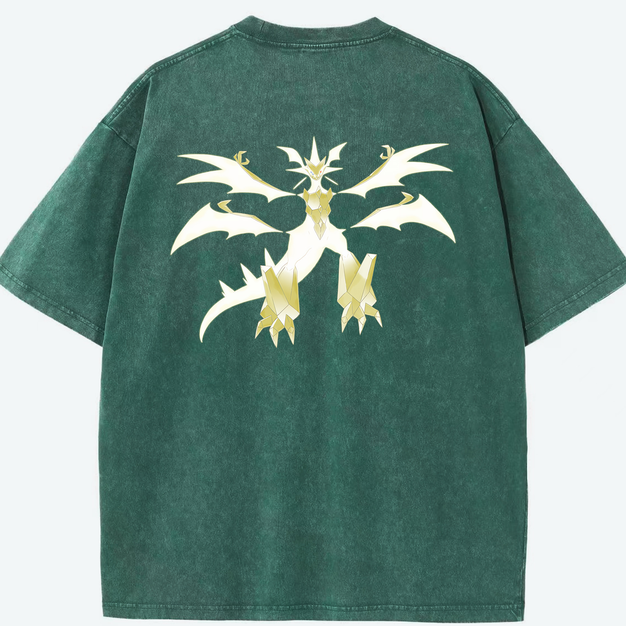 （画像用） ポケットモンスター Pokémon 綿100% ヴィンテージ風 半袖Tシャツ（背面プリント）